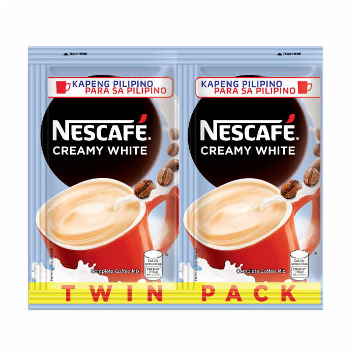 Buy Nescafe creamy white twin pack 52g 1's online with MedsGo. Price - from  ₱17.00